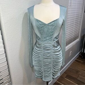 Mint green mini Dress